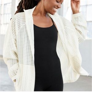 NWT Fabletics Cleo Jacket White Size XL